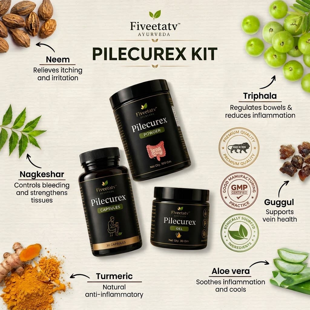PileCurex Kit | Get Relief From Piles Naturally